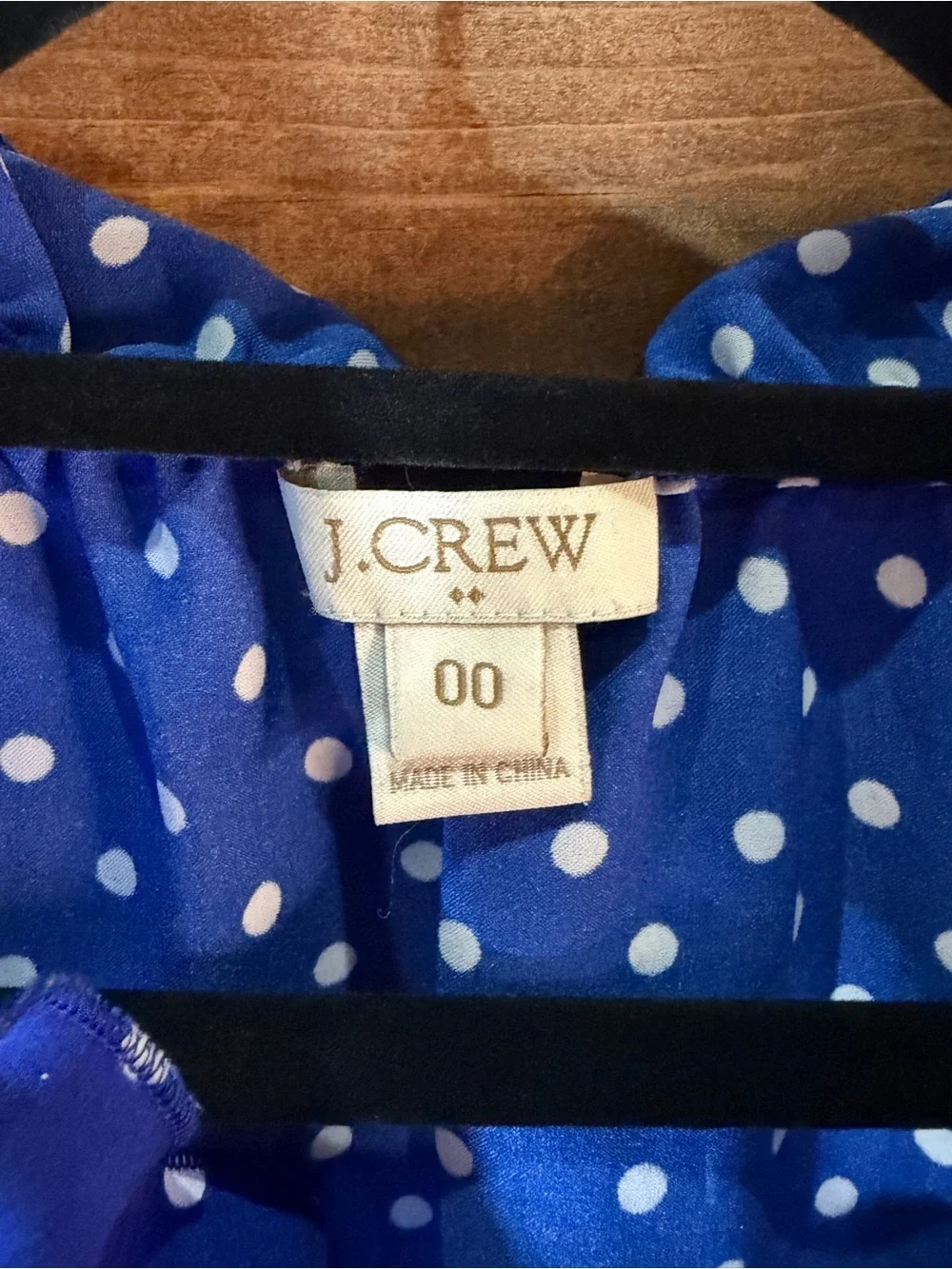 J. Crew Blue Polka Dot Sleeveless Tank Top Size XS or Small 💕💙